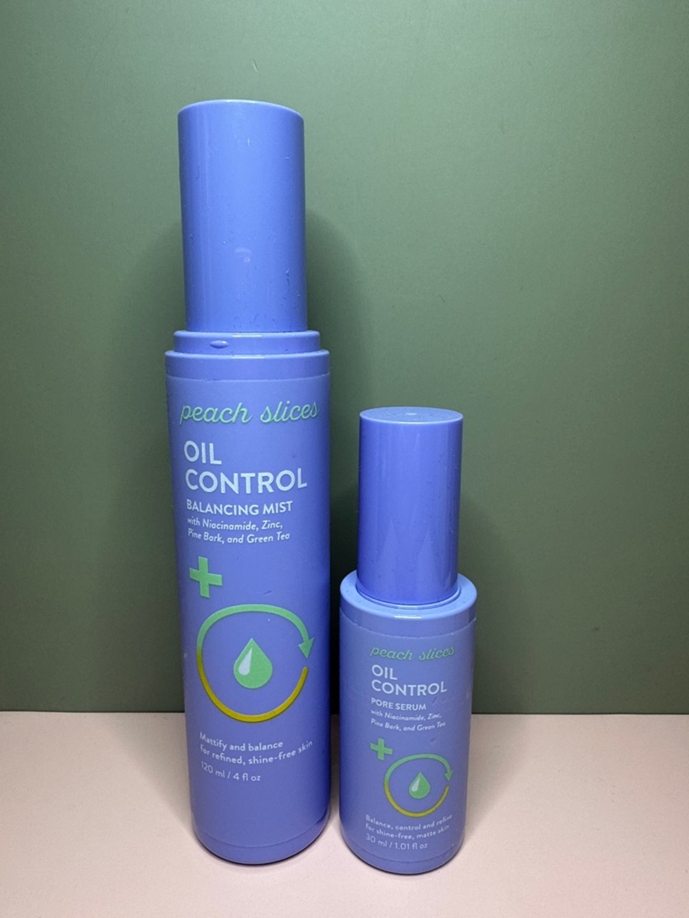 Peach Slices Oil Control Bundle Balancing Mist + Pore Serum Niacinamide Zinc